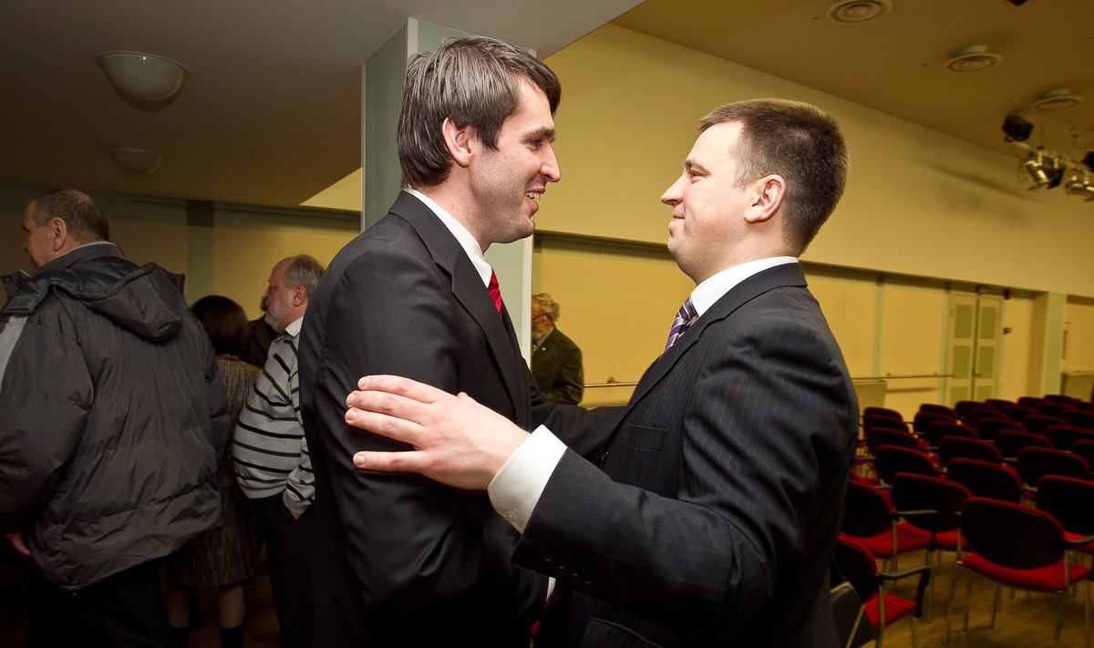 Jüri Ratas ja Rainer Vakra