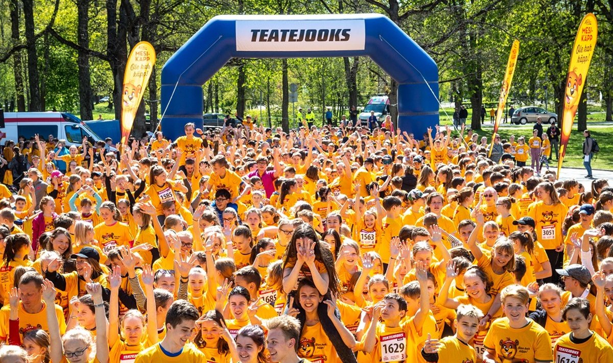 Teatejooks Tallinnas 2019. aastal.