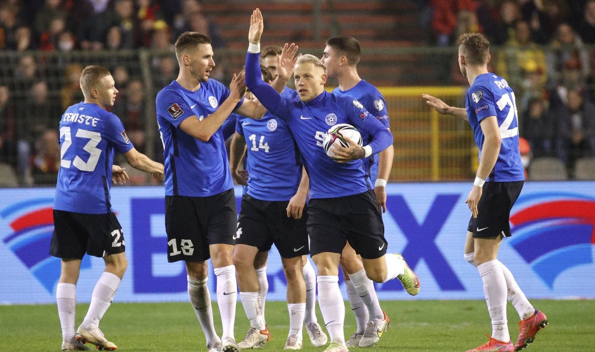 Eesti jalgpallikoondis kaotas Belgiale võõrsil 1 : 3. Mida suudetakse aasta viimases mängus Tšehhi vastu?