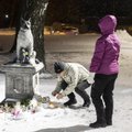 ФОТО | Прощай, Жорик! В Каламая зажгли свечи в память о легендарном псе