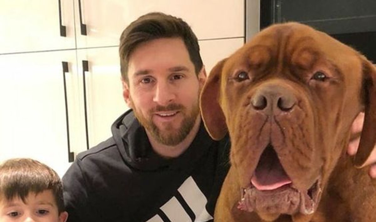 Lionel Messi ja tema koer Hulk