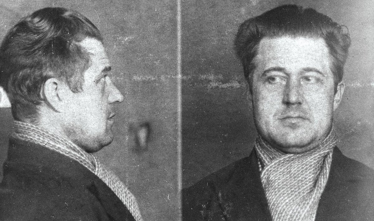 ATENTAAT PÄTSILE: Terrorist Joosep Meibaum arreteerituna 1935. aastal.