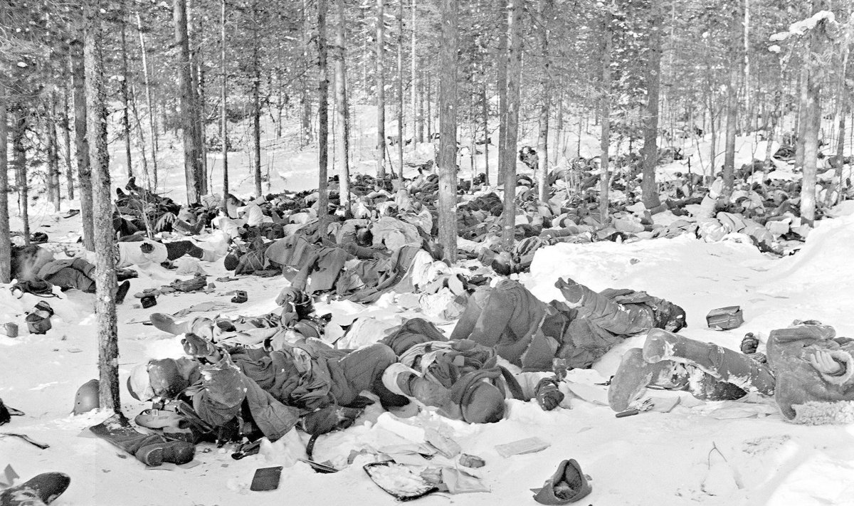 Punaarmeelaste laibad Talvesõjas 1940