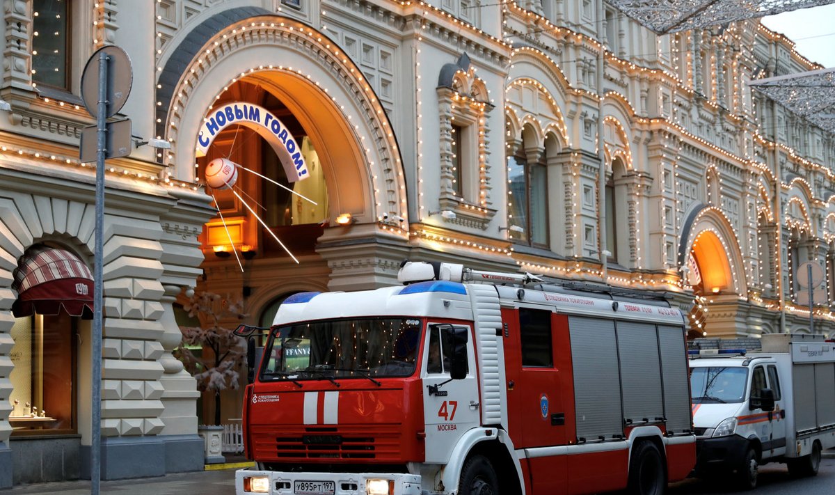 Pommiähvardus kaubamaja GUM vastu Moskvas