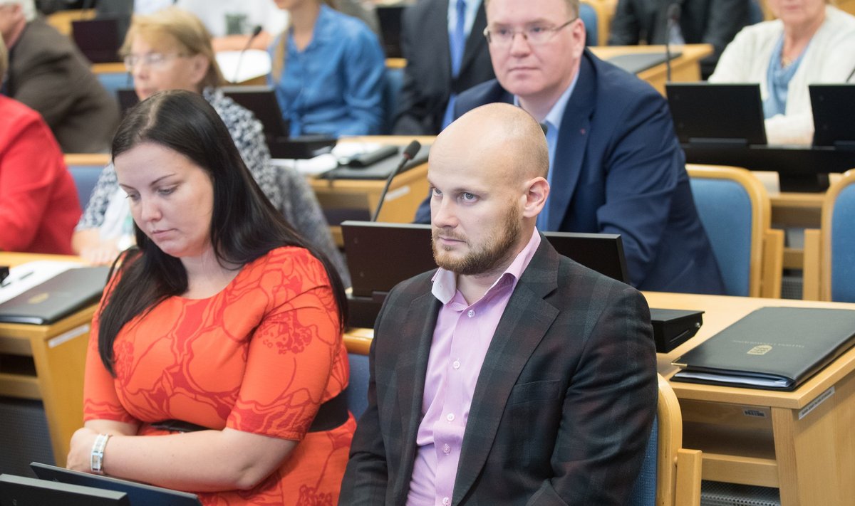 Anto Liivat Tallinna linnavolikogus 2016. aastal