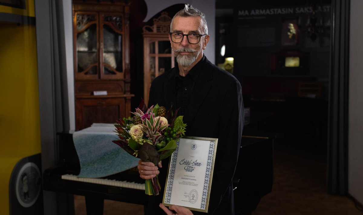 2021. aasta Rahvusmõtte auhinna laureaat helilooja Erkki-Sven Tüür.