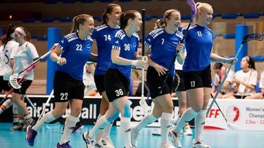 Женская сборная Эстонии по флорболу пробилась в финальную часть чемпионата мира