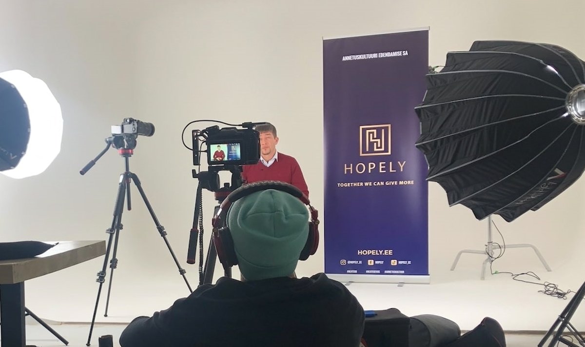 Генеральный директор платформы благотворительности Hopely.ee Рене Таммемяэ
