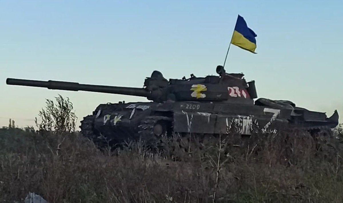 Sõjasaagiks saadud T-62 tank