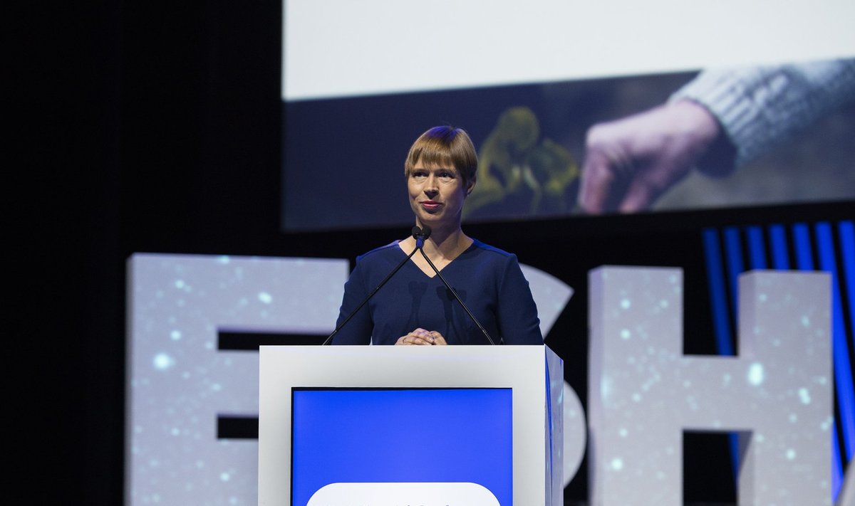 Kersti Kaljulaid EHSA biennaalil