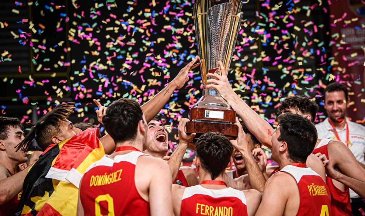 Hispaania U20 korvpallikoondis krooniti Euroopa meistriks.