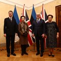 FOTOD ja VIDEO | Printsess Anne saabus Eestisse visiidile ja kohtus president Alar Karisega