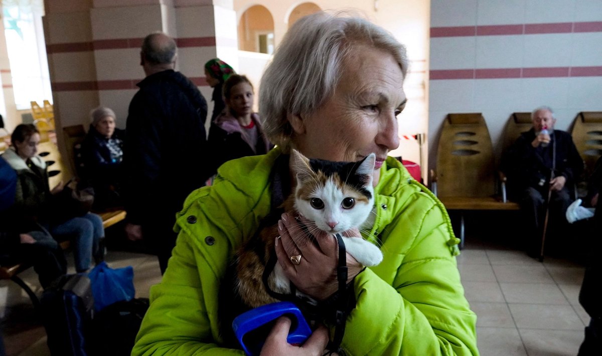 VAHEPEATUS: Hersonist "evakueeritud" naine ootab Krimmis, Džankois oma teekonna jätku Venemaale.