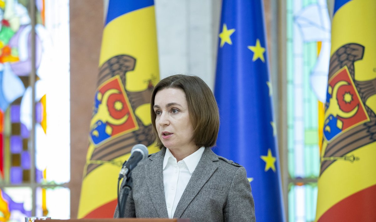 Moldova läänemeelne president Maia Sandu