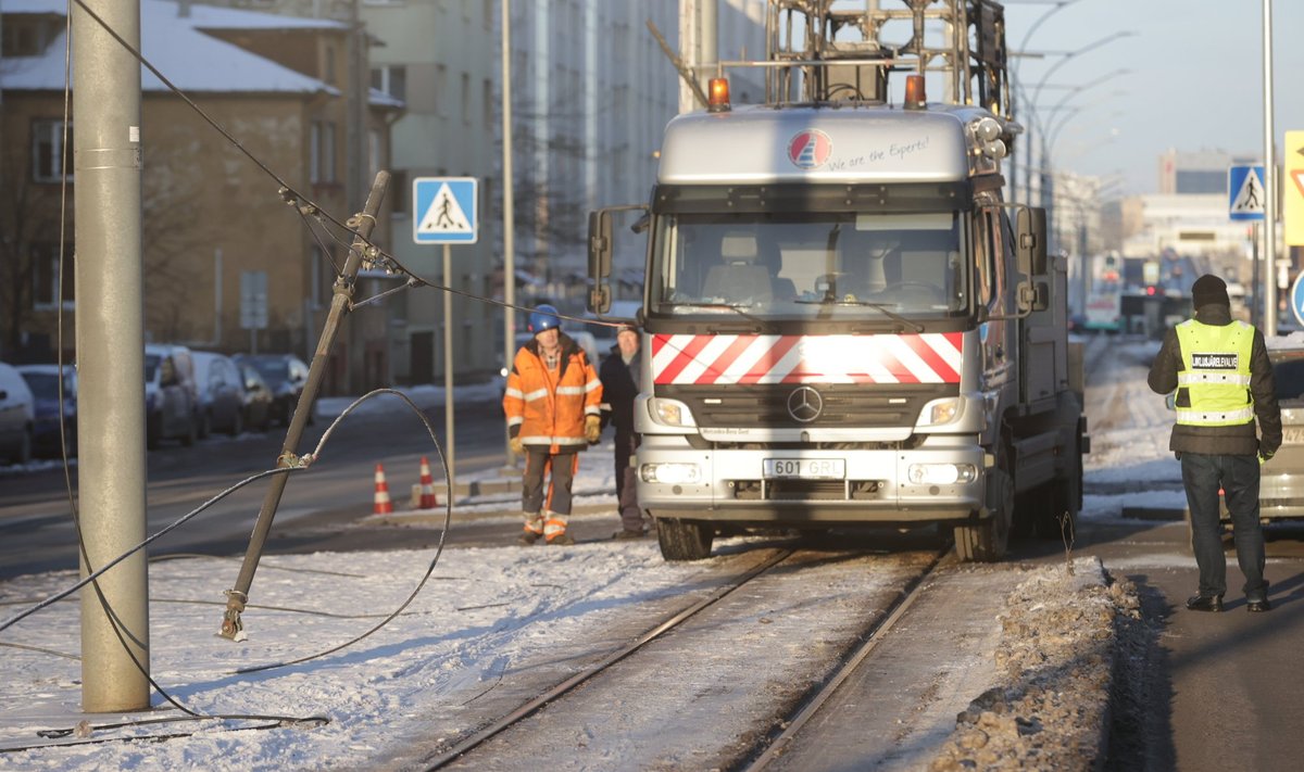 Avarii trammiliinil.
