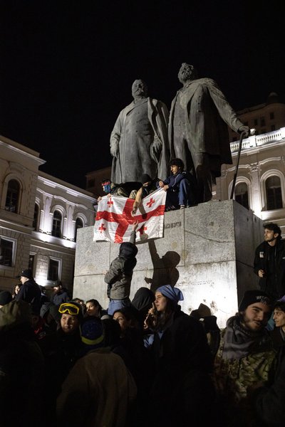 Протесты в Тбилиси, день 3
