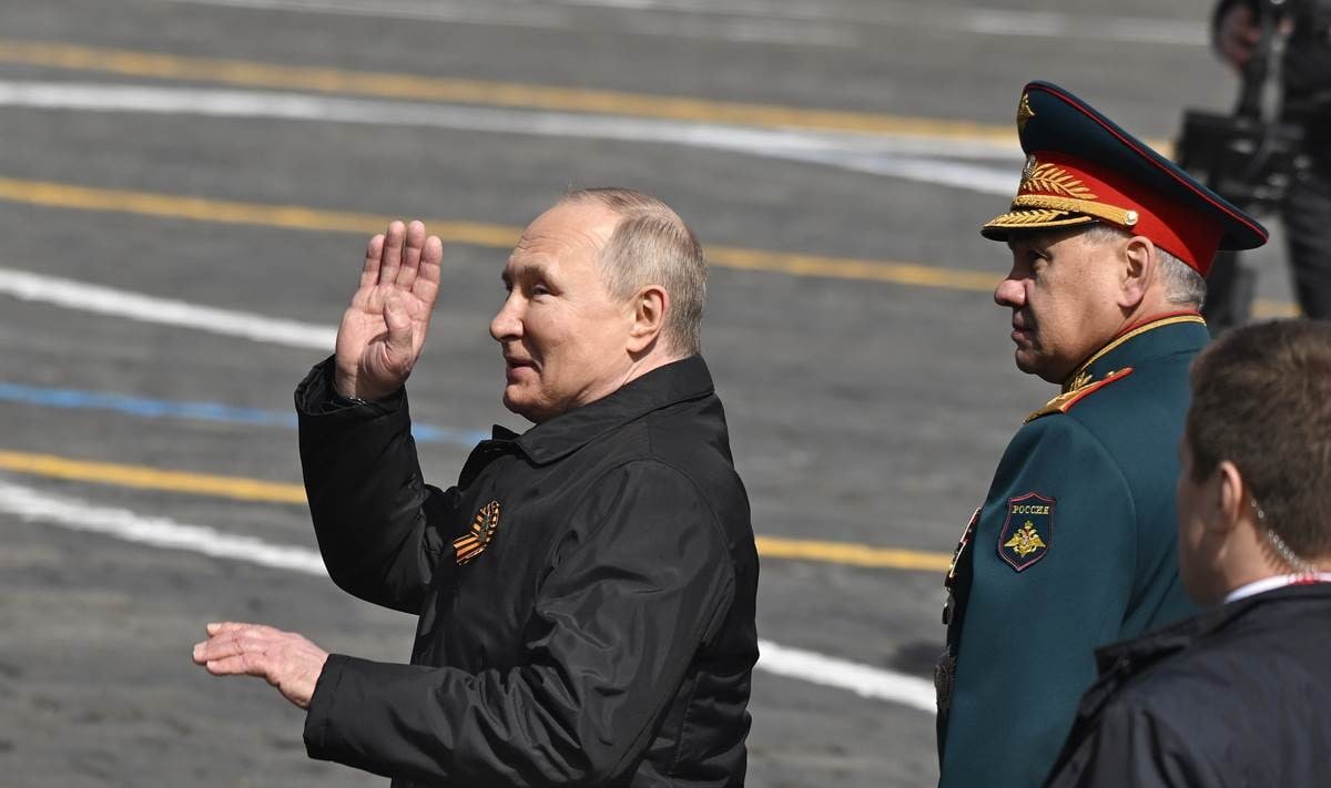 Vladimir Putin 2022. aasta 9. mai paraadil