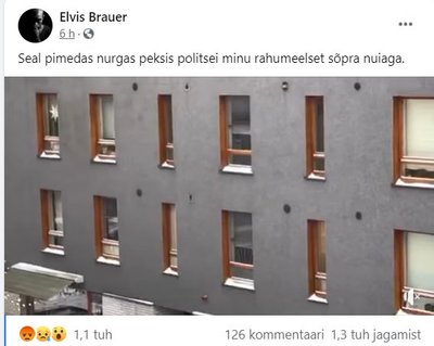 Naabrid lindistasid video, kuidas politsei kohalviibijat "vägistas"