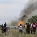 В Мексике при взлете разбился пассажирский самолет
