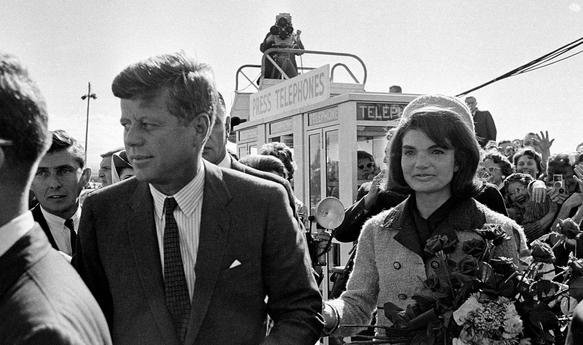 John Fitzgerald Kennedy ja ta naine Jacqueline