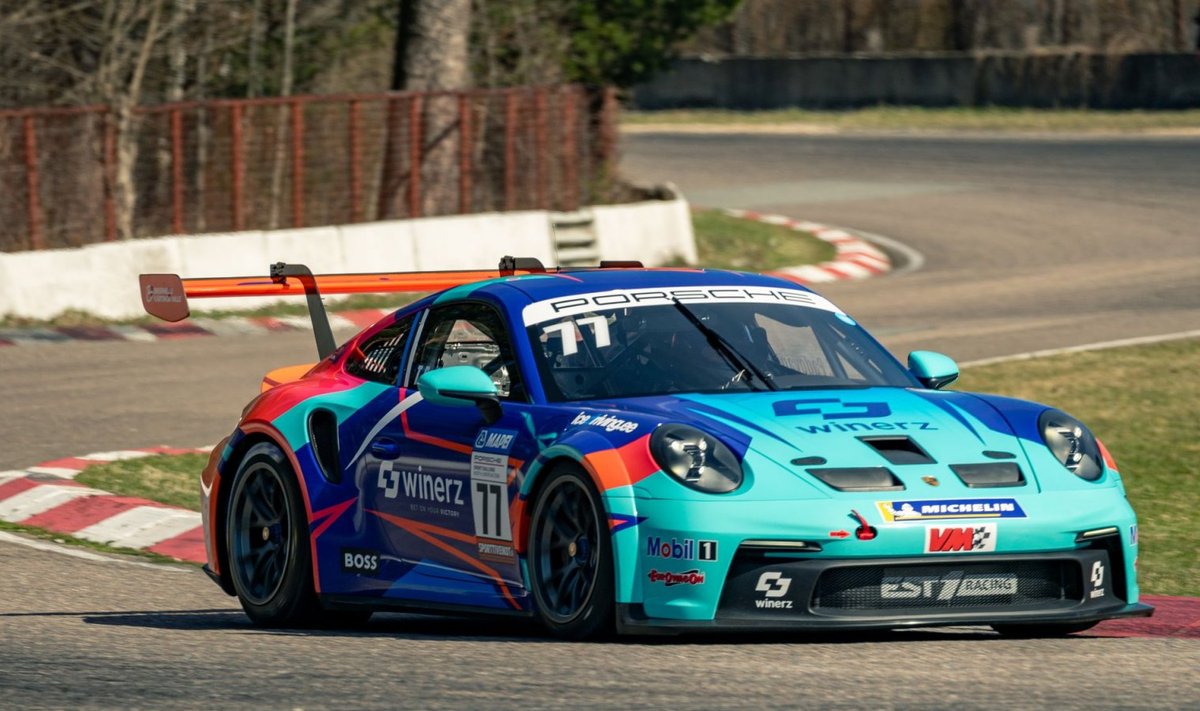 Porsche GT3 Cup on Eesti meistrivõistluste uus klass.