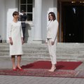 ВИДЕО и ФОТО | Президент Кальюлайд встретилась в Кадриорге со Светланой Тихановской и сравнила ее с Леннартом Мери