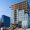ФОТО И ВИДЕО | Новое здание в Ülemiste City за 25 млн евро достигло максимальной высоты