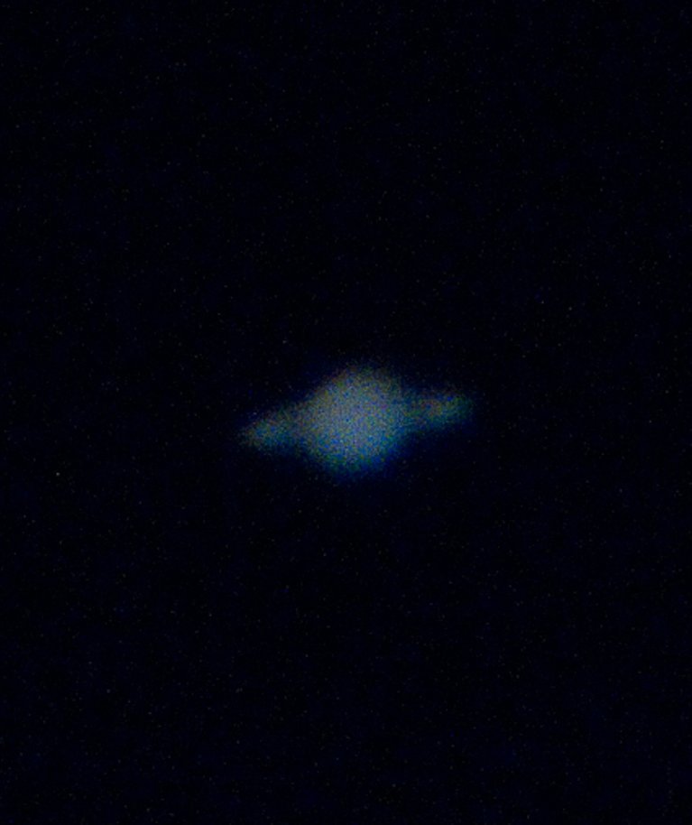 Saturn, pildistatud Tartu tähetornist.