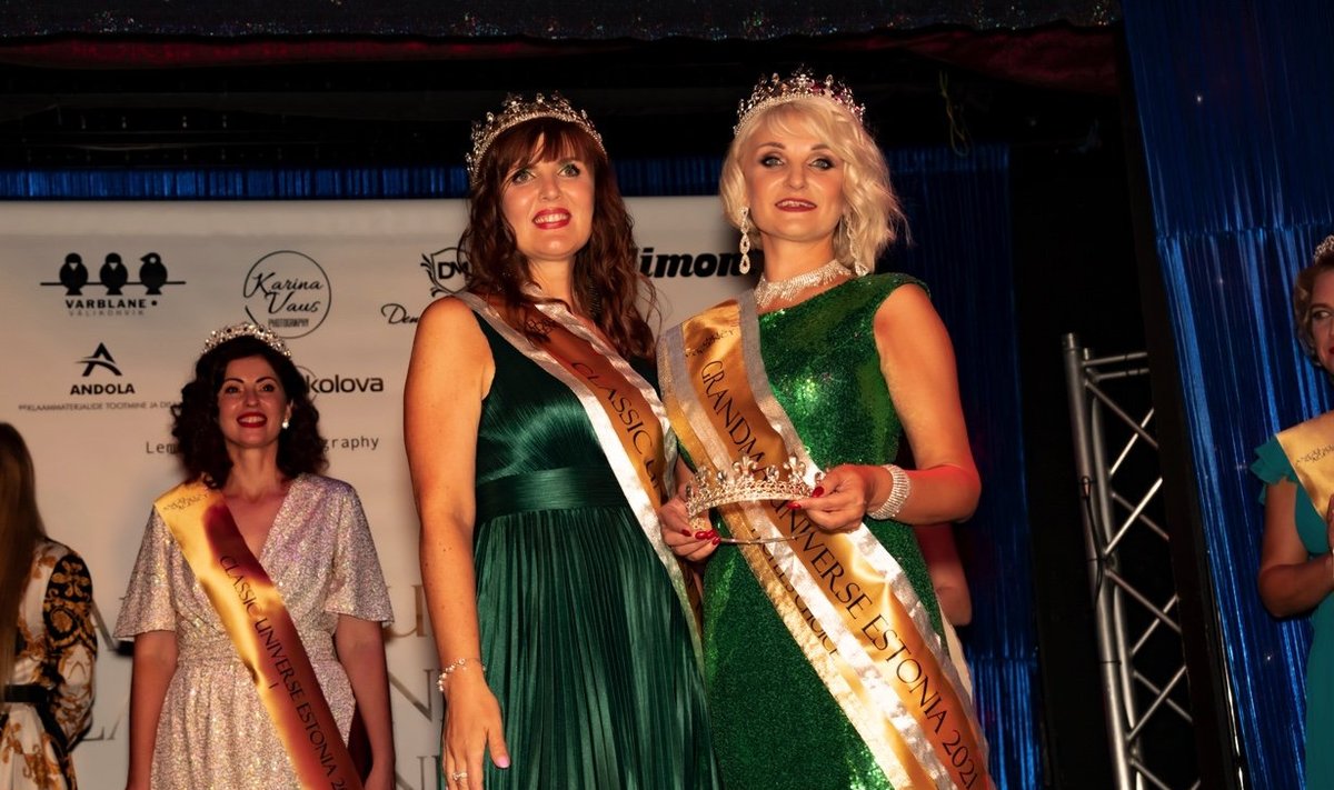 Первая красавица 45+ - Classic Universe Estonia 2021 - Ольга Нигровская и самая красивая бабушка Эстонии - Grandma Universe Estonia 2021 - Наталья Фишер