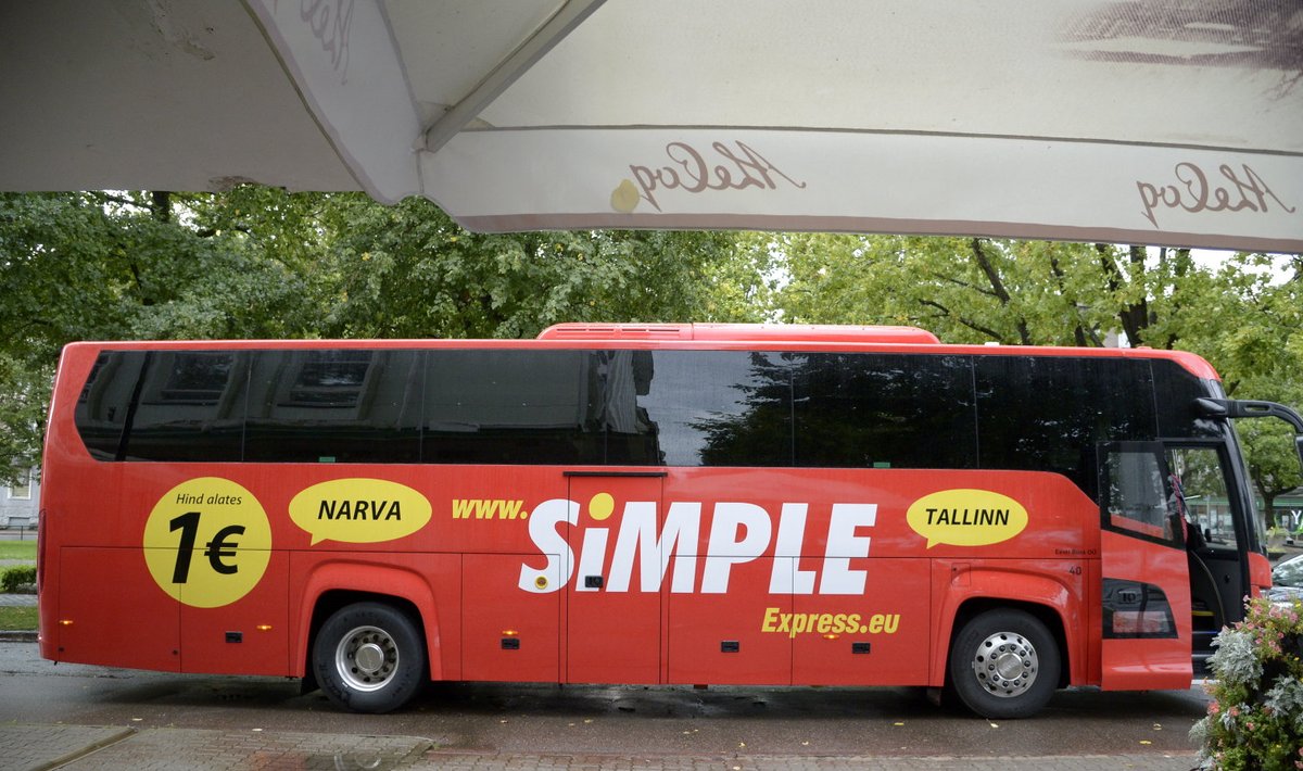 Simple Express värvib lahkunud Superbusi eeskujul bussid punaseks ja avab  uue liini - Ärileht