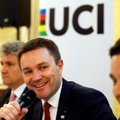 FOTO | Eesti jalgratturite liidu delegatsioon kohtus UCI presidendiga