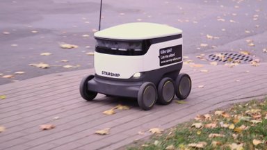 LÕBUS VIDEO | Kuidas näeb välja toidu kojuvedu robotiga?