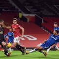 Manchester United mängis Solskjaeri juubelimängus valusal moel võidu maha