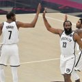 VIDEO | Durant, Harden ja Irving viskasid kolme peale 96 punkti, kuid Nets pidi teisel lisaajal Cavaliersile alla vanduma