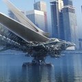 Transformer: Serbiast pärit arhitekt projekteeris Hiina linna tiibadena kokku volditava ujuvsilla