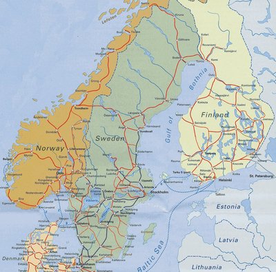 Põhjamaade raudteed. https://www.lahistoriaconmapas.com