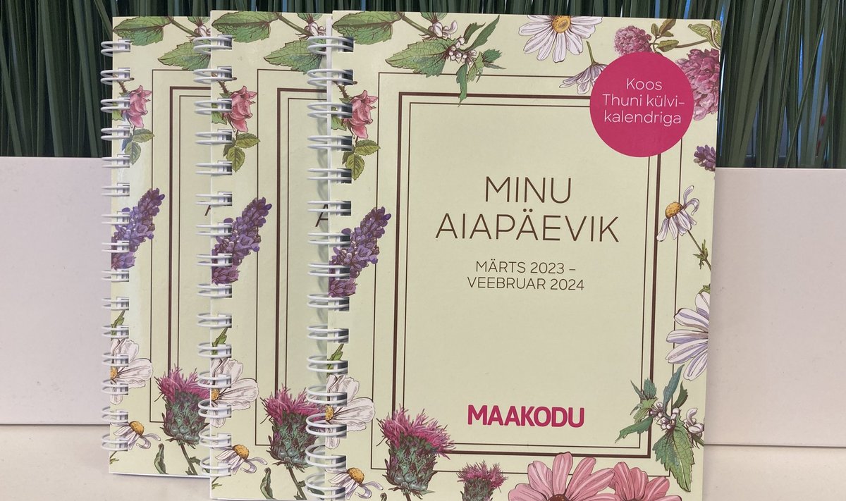 Minu aiapäevik on mugavas spiraalköites.