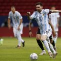 Argentiina võitis Messi söödust Uruguayd, Tšiili alistas Boliivia