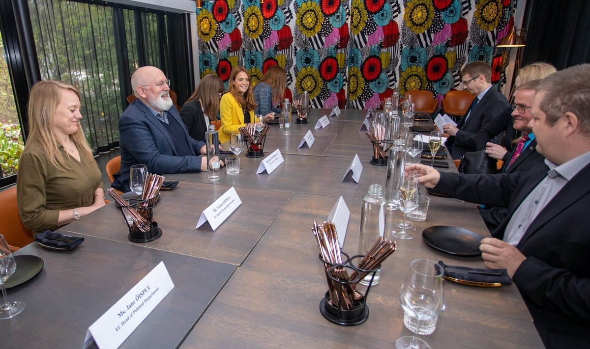 Frans Timmermansi kohtumisel ministrite Erki Savisaare ja Jaak Aabiga said selgemaks nii mõnegi Euroopa poolt tulnud algatuse tagamaad.