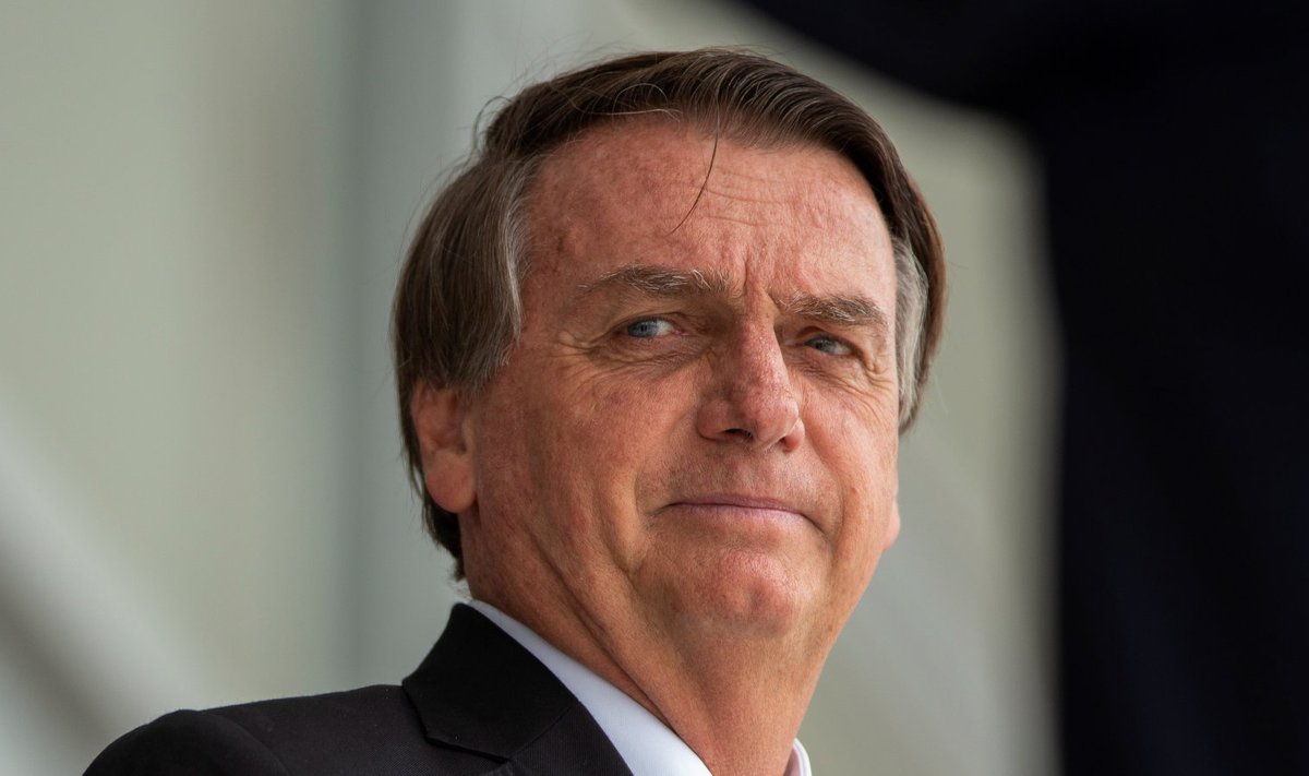 Brasiilia president Jair Bolsonaro.