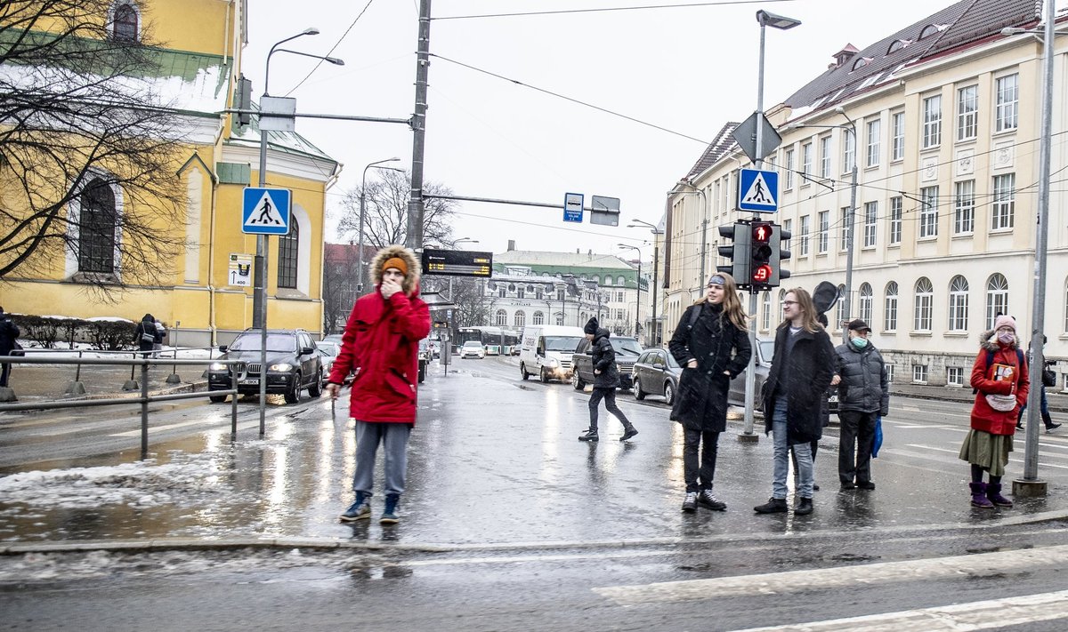 Jäävihm Tallinnas 23.02.2021