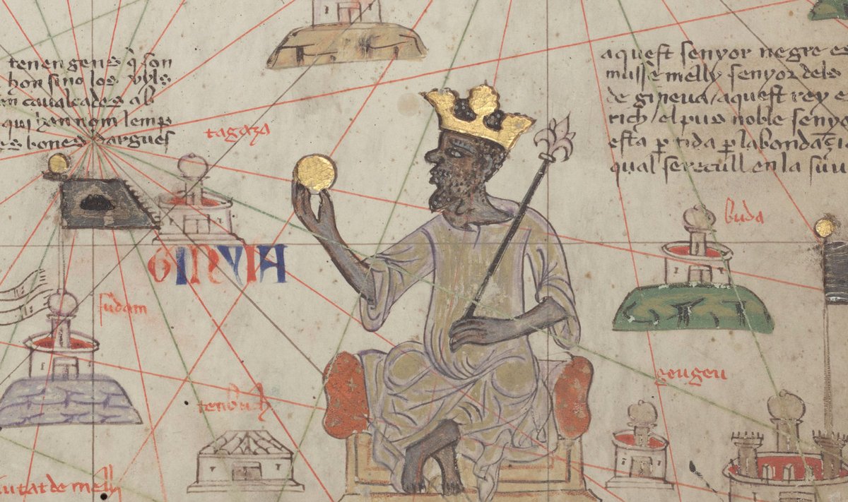 Mansa Musa kujutatuna 14. sajandi katalaani atlases