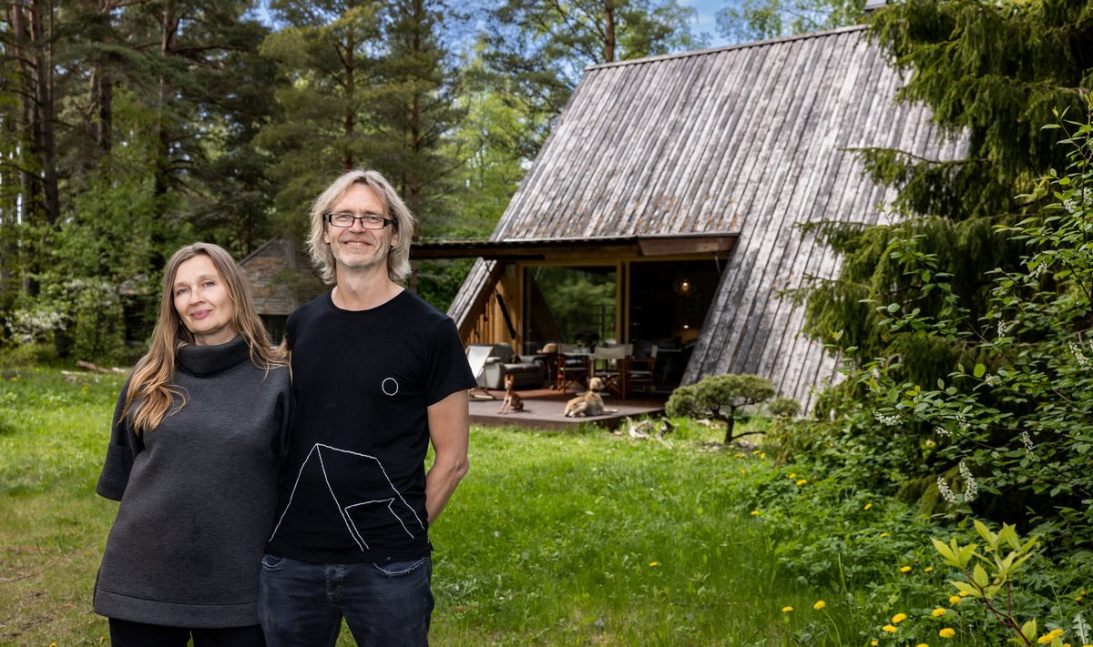 SUVEKODU EES Margit Mutso ja Madis Eek said oma suvekodu valmis kahe aasta eest. 