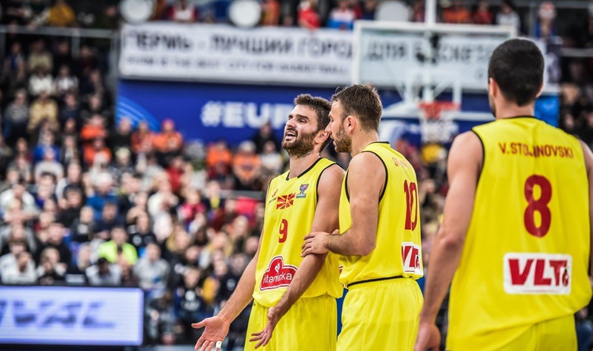 Põhja-Makedoonia korvpallikoondislased.