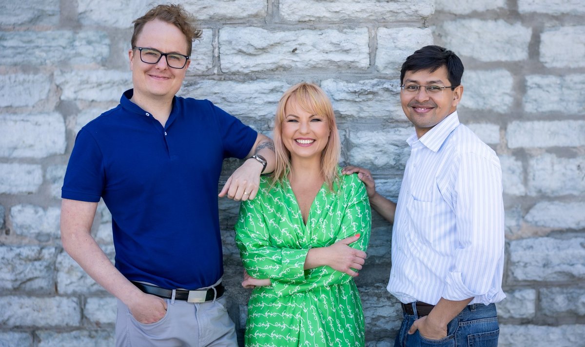 Jobbaticali asutajad Ronald Hindriks, Karoli Hindriks ja Ankur Agarwal.