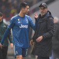 Cristiano Ronaldo raske õhtu: esmalt röövis tiimikaaslane portugallaselt ajaloolise värava ja seejärel pani treener ta pingile