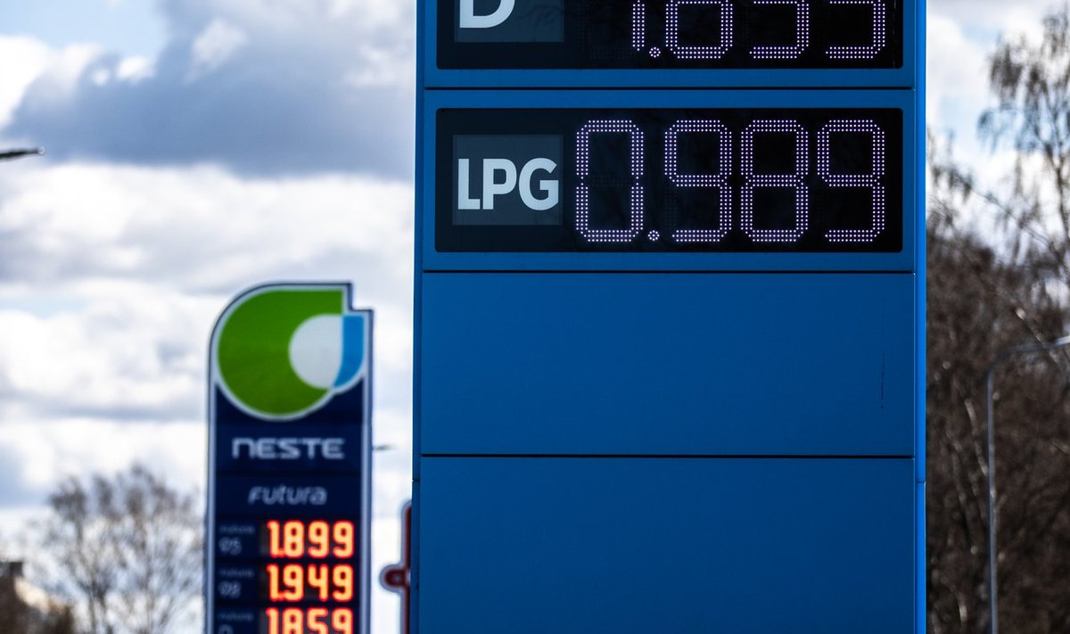 Kütuse hind 29.04.2022