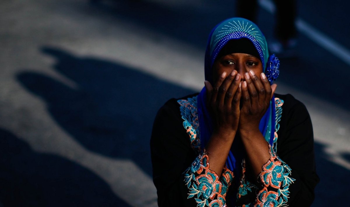 USA New York, Times Square: hetk meeleavalduselt Trumpi kehtestatud ajutise muslimite USA-sse sisenemise keelu vastu. (Foto: AFP)