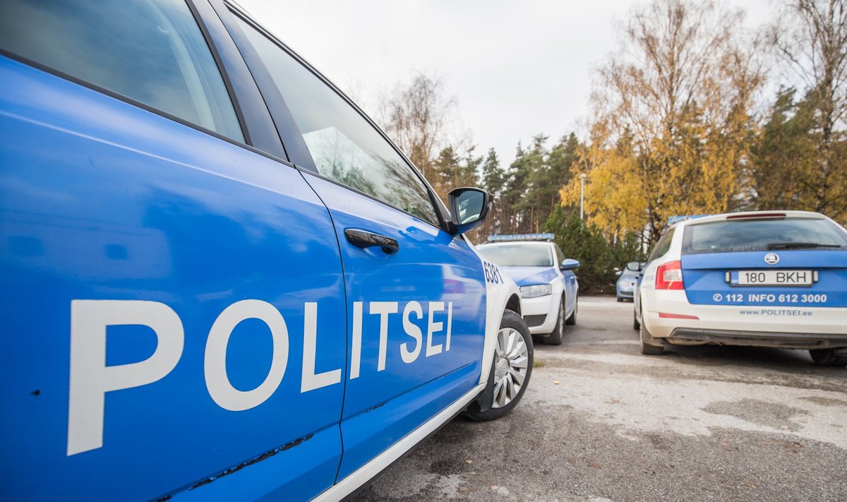 Politseiauto. Pilt on illustratiivne.