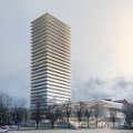 ФОТО | В центре Таллинна построят 30-этажную высотку. На верхних этажах будут квартиры
